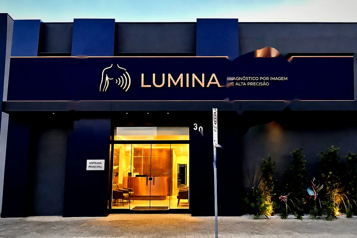 Fachada da Clínica Lumina em Jaú/SP